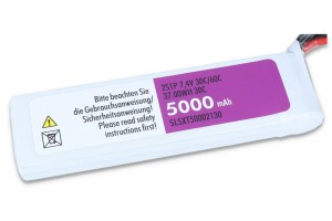 SLS XTRON 5000mAh 2S1P 7,4V 30C/60C