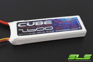 SLS X-CUBE 2600mAh 3S1P 11,1V 30C/60C 